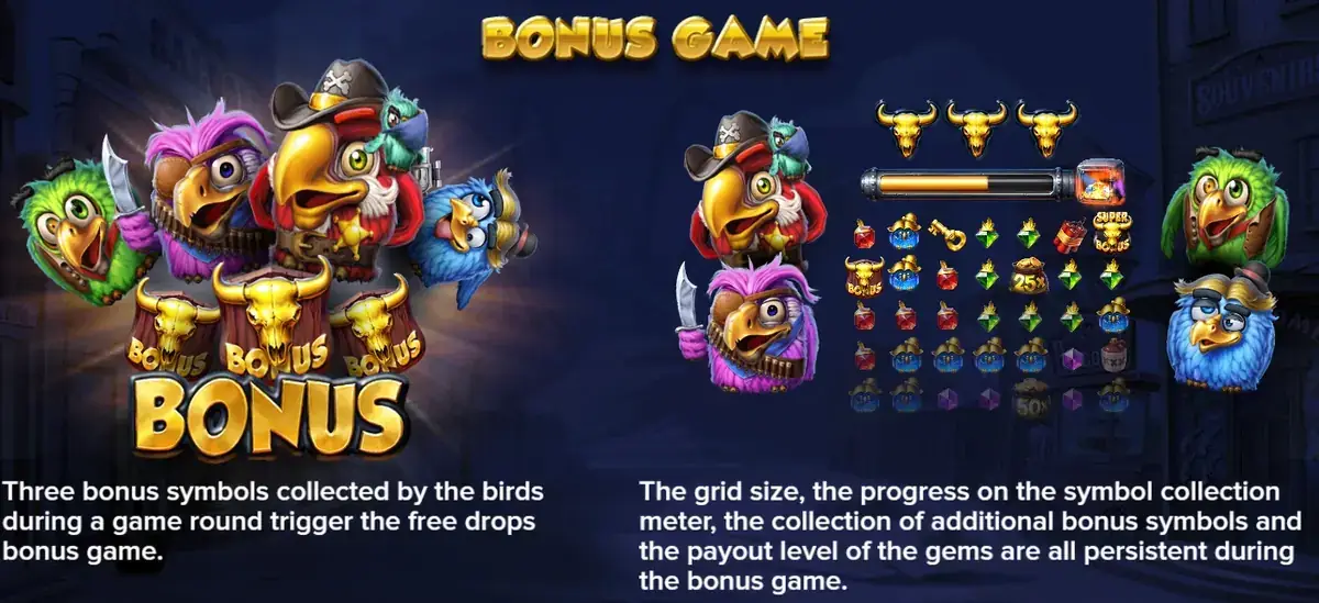 Pirots 3 bonus game 